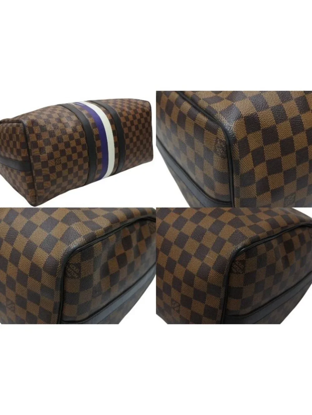 Louis Vuitton Boston Bag Keepall Bandouliere 45 Chapman Brazza Damier Canvas